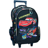 Sac à dos à roulettes Cars Flash McQueen Lightning 46 CM Trolley Haut de Gamme
