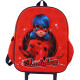 Miraculous Ladybug 3D 36 CM Trolley Kindergarten Rucksack mit Rollen