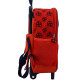Miraculous Ladybug 3D 36 CM Trolley Kindergarten Rucksack mit Rollen