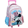 Vintage Minnie Joy 46 CM Trolley Mochila con ruedas de alta gama