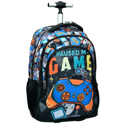 Gamer Play Rucksack mit Rollen 48 CM - Schulranzen