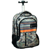 Sac à dos à roulettes MAUI Military 48 CM - Cartable