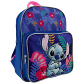 Mochila Stitch Azul 32 CM - Jardín de infantes