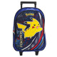 Mochila con ruedas Pokemon Pikachu Pokeball 42 CM - Alta gama