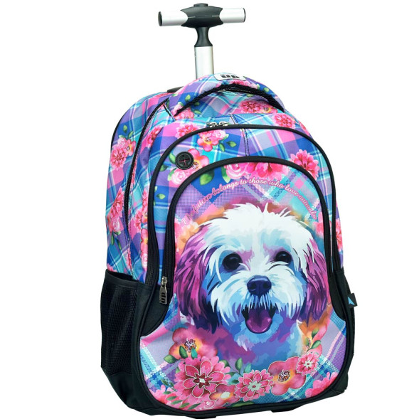 Sac à dos à roulettes Dog Love 48 CM - Cartable