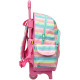 Sac à dos à roulettes Licorne Rainbow FisherPrice maternelle 30 CM