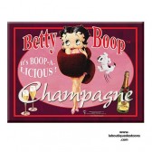 Plaque métallique Betty Boop