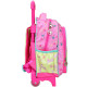 Barbie Heart Wheeled Backpack 30 CM Trolley Kindergarten