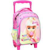 Barbie Heart Wheeled Backpack 30 CM Trolley Kindergarten