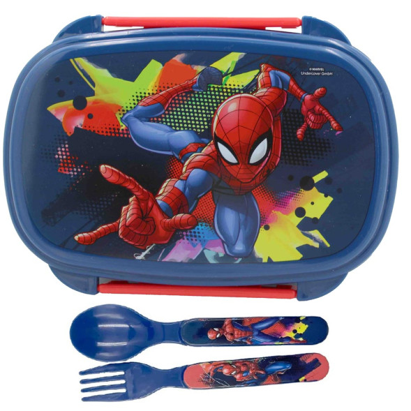 Cars Lightning Snack Box with Cutlery - Premium