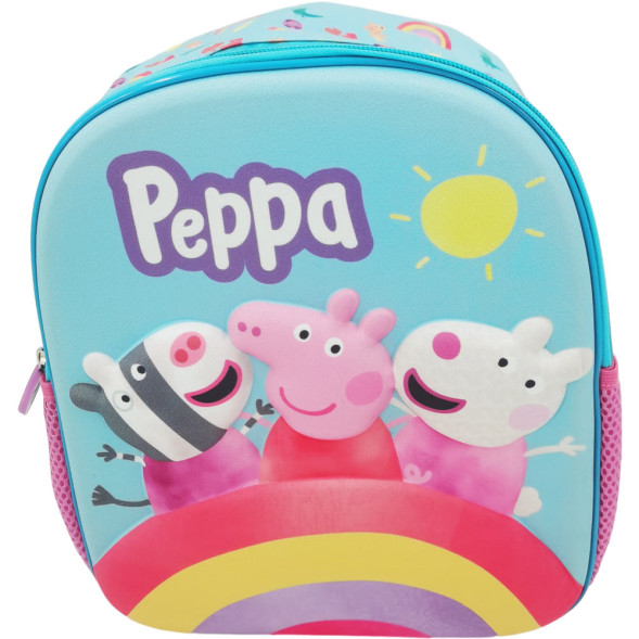 Sac à dos maternelle Peppa Pig Sunny 3D 32 CM Haut de Gamme