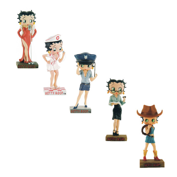 Set of 8 Betty Boop Collection Betty Boop Show Figures - Series (1-11)