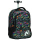 No Fear Tiger Witte Rugzak op Wielen 48 CM - Schooltas