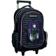 Sac à dos à roulettes Mercredi Violet 46 CM Trolley Haut de Gamme