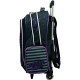 Sac à dos à roulettes Mercredi Violet 46 CM Trolley Haut de Gamme