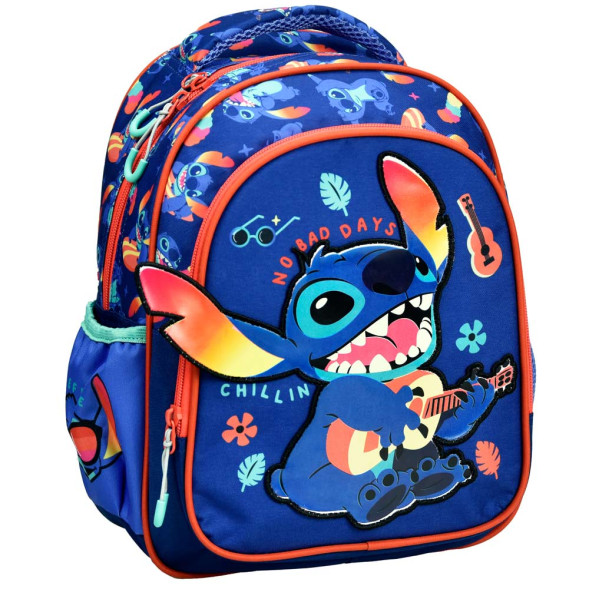 Stitch Chill Mochila Jardín de Infantes 30 CM