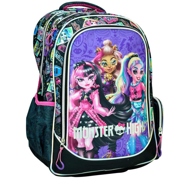 Sac à dos Monster High 43 CM - 2 Cpt