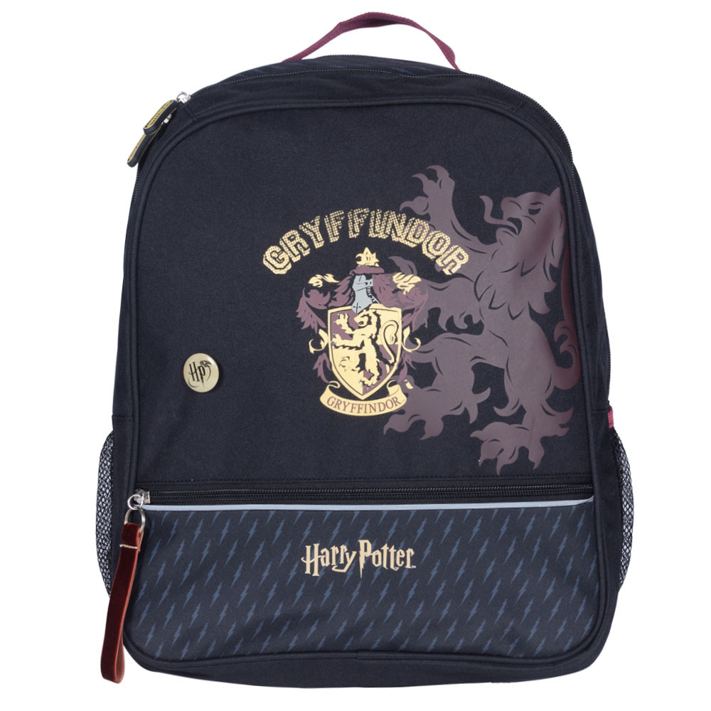 BAGTROTTER Zaino Harry Potter 40 Cm Grigio – 1 Scomparto Con Tasca, Per Scuola E Tempo Libero