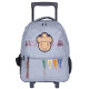 Harry Potter Azul Hogwarts Mochila con Ruedas 45 CM - 2 Cpt