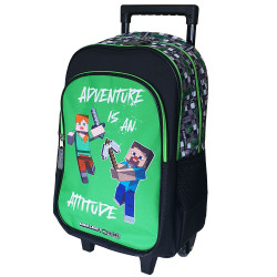 Minecraft Adventure Rucksack auf Rädern 45 CM Trolley
