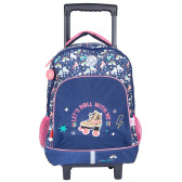 Backpack with wheels KIP GIRL 2 Cpt 45 CM