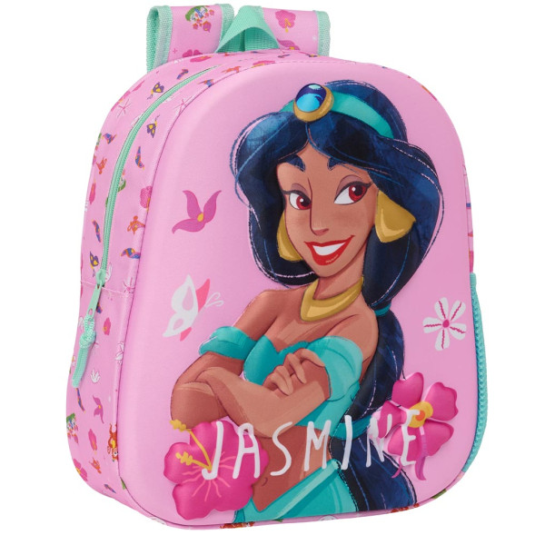 Sac à dos Jasmine 3D Maternelle - 33 CM - Haut de Gamme