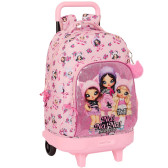 Snow Queen Backpack with Wheels COOL DAYS - Trolley 45 CM