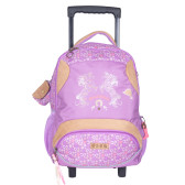 Stalla BIANCA Rose Pompons roller backpack - 2 Cpt 43 CM