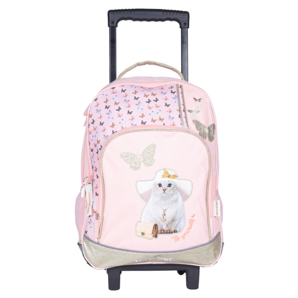 TEO JASMIN Gato Jasmine Cool Mochila con ruedas - 2 Cpt 43 CM