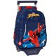 Sac à dos à roulettes maternelle Spiderman "Neon" 34 CM Trolley haut de gamme