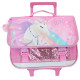 Cartable à roulettes Licorne 41 CM - Trolley