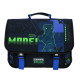 Cartable Minecraft 41 CM Bleu Haut de gamme