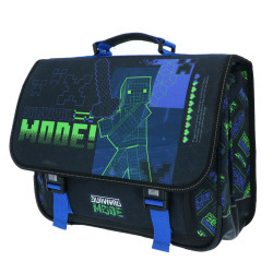 Cartella Minecraft 41 CM Blu di fascia alta