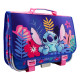 Stitch Satchel Blu 41 CM - High-end