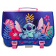 Stitch Satchel Blu 41 CM - High-end