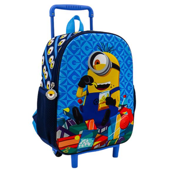 Minions Candies 30 CM Mochila con ruedas para jardín de infantes