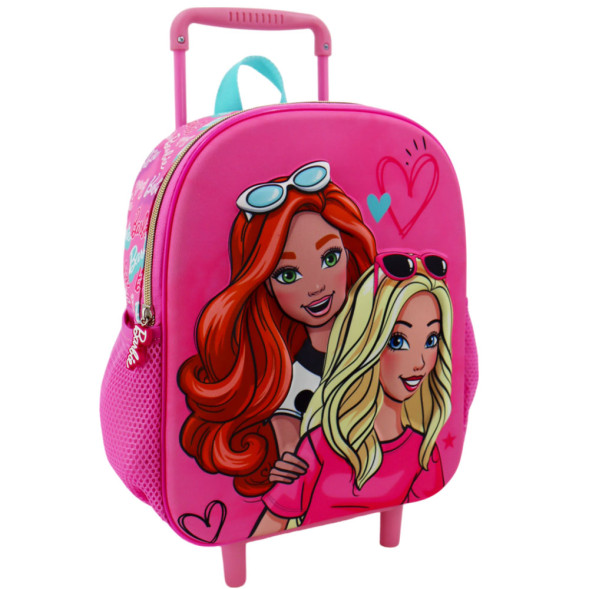 Sac à dos à roulettes Barbie Shiny 30 CM maternelle - Haut de gamme