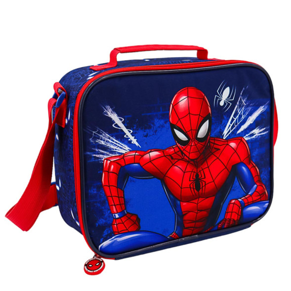 Spiderman Snacktas Blauw 25 CM Geïsoleerd