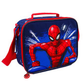 Spiderman Snacktas Blauw 25 CM Geïsoleerd