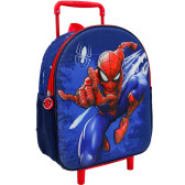 Sac à dos à roulettes Spiderman EVA 30 CM maternelle - Haut de gamme