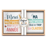 Coffret Mug et Chaussettes pour Maîtresse d'école