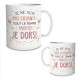 Mug " Je ne suis pas chiante "