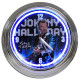 Johnny Hallyday Neon Blauwe Klok 38 CM