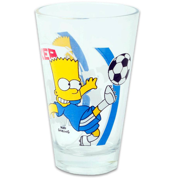 Verre Bart Simpsons Foot