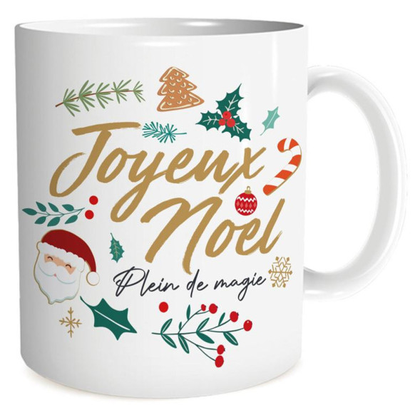 Mug " Joyeux Noel Plein De Magie "