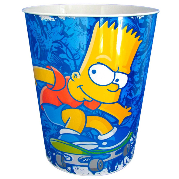 Bart Simpsons Bote de basura de skate