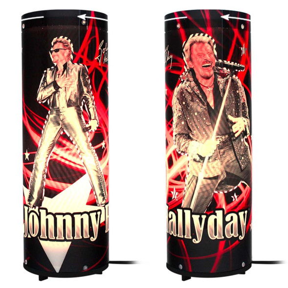 Lampe tournante Johnny Hallyday Rock Star