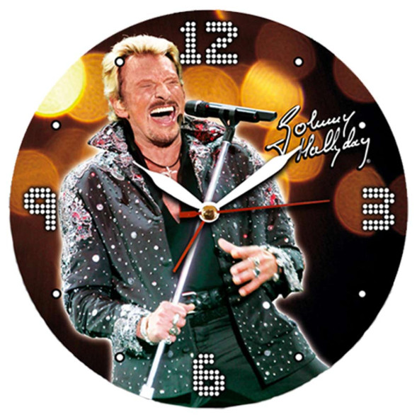 Johnny Hallyday Rock Star clock