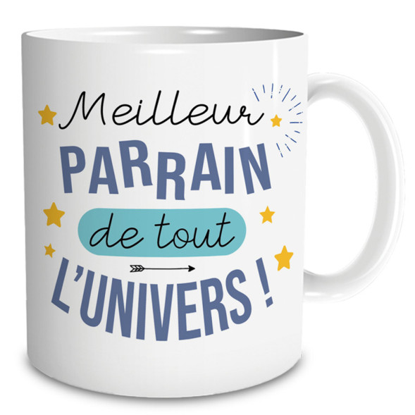 Mug " Meilleur Parrain de tout l'univers "