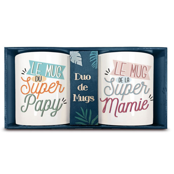 Duo Becher Set "Super Opa & Super Granny"